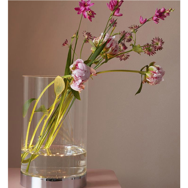 Podświetlany transparentny wazon BOUQUET MARKSLOJD 107327