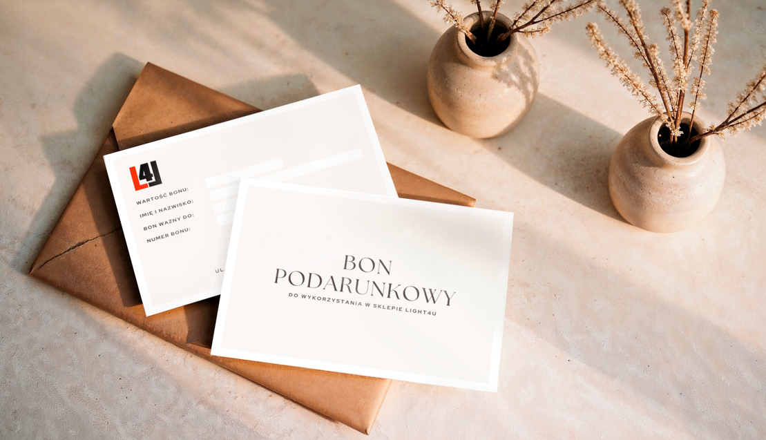 NOWOŚĆ W LIGHT4U! BONY PODARUNKOWE NA LAMPY JUŻ DOSTĘPNE