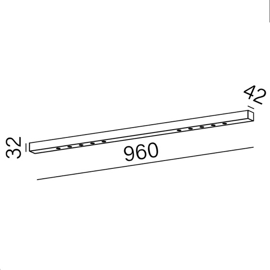 LENS LINE LED section natynkowy AQform