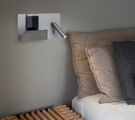Kinkiet nad łóżko z portem USB prawy Suau Faro 62123