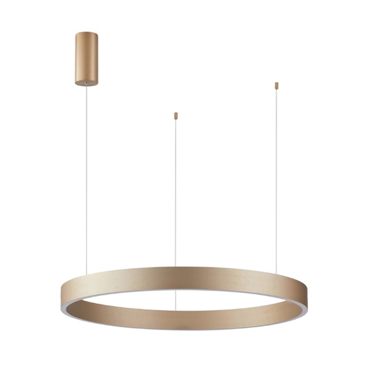 Lampa wisząca Brasco Down PND-56215-060RPP-GD-3KS4K-TRDIMM Italux aluminium 