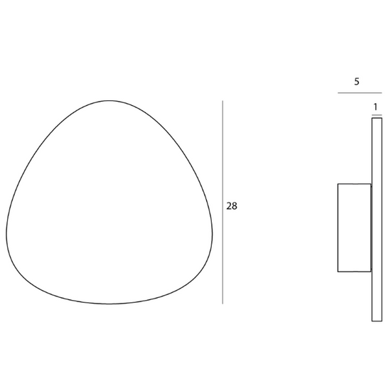 Kinkiet Marbles 10W Maxlight