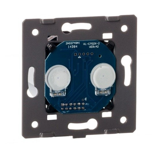 WW-C702H Moduł podwójnego włącznika dotykowego impulsowego (dzwonkowego) LIVOLO bez żyły