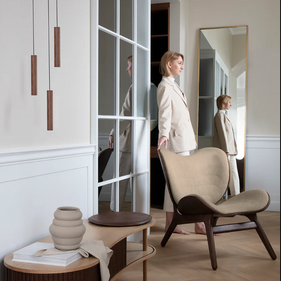 Lampa wisząca Chimes Cluster 3 ciemny dąb UMAGE