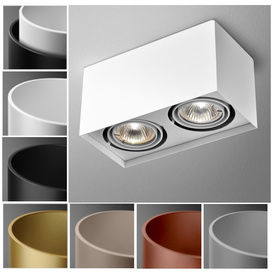 REFLEKTOR SQUARES 50x2 230V natynkowy AQFORM