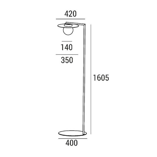 Oprawa podłogowa Sun FL1 Zaho Lighting 