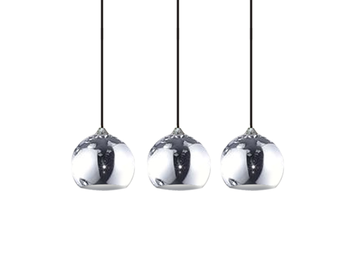 AZZARDO  GULIA 3 CHROM LAMPA WISZĄCA