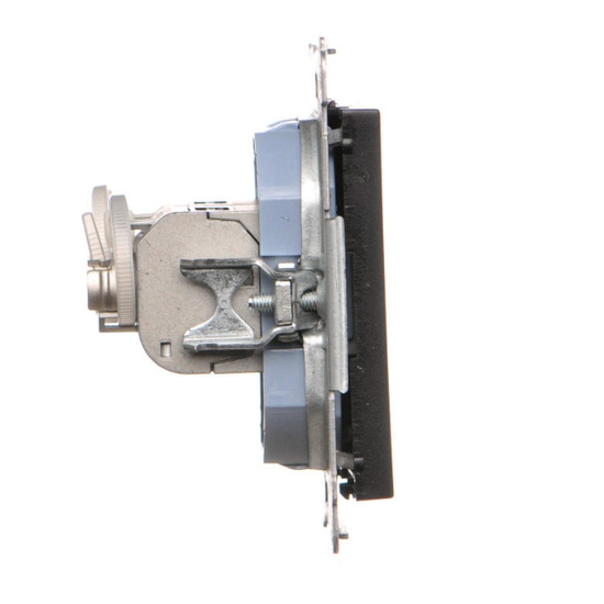 Gniazdo komputerowe podwójne ekranowane RJ45 kat. 6 Simon 55