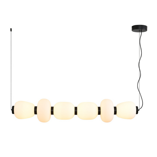 Lampa wisząca BRILLA-6 LED biało-czarna 125 cm Step into design