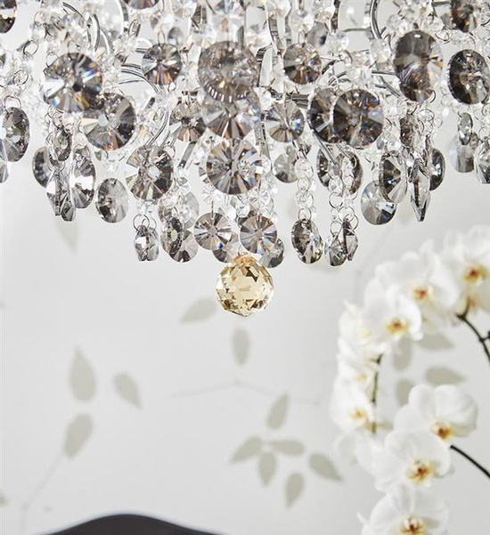 Żyrandol kryształowy HIDDEN GEM Markslojd 107415 chrom