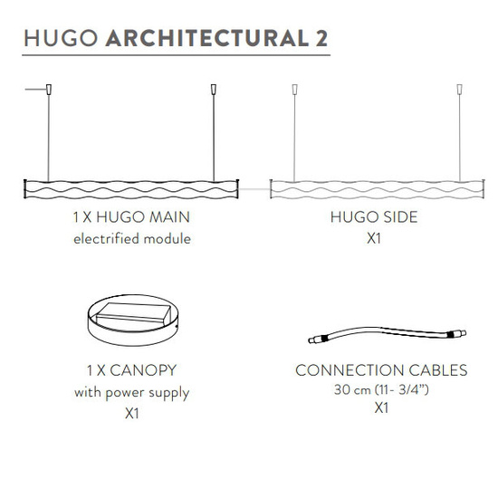 Lampa wisząca HUGO ARCHITECTURAL 2  SLAMP