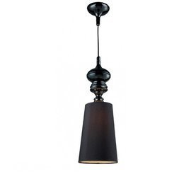 Czarna lampa wisząca AD7121-1 BL Baroco AZZARDO