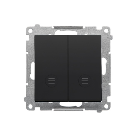 Łącznik krzyżowy podwójny z podświetleniem LED Simon 55 