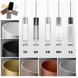 LAMPA WISZĄCA MODERN GLASS Tube GU10 230V AQFORM 