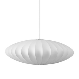 Lampa wisząca SILK FLAT biała 50 cm