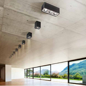 Lampa Nino 1 czarny chrom BL/ALUAzzardo 