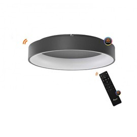 Lampa sufitowa Solvent R Grey 60 cm Azzardo Smart WiFi