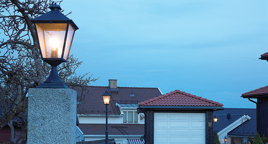 Słupek ogrodowy London Norlys art.484 czarny