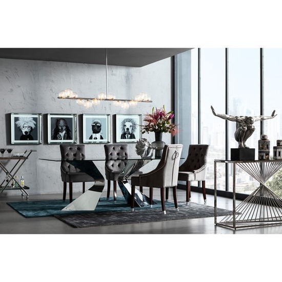 Lampa wisząca Scala Balls Chrom 150cm  Kare Design 52513