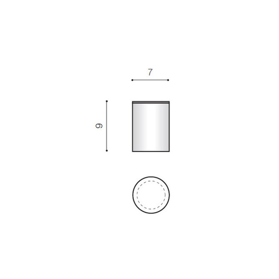 Spot Papiko Black IP65 Azzardo
