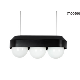 MOOSEE lampa wisząca DROPS 3 czarna