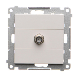 Gniazdo antenowe typu „F” Simon 55 