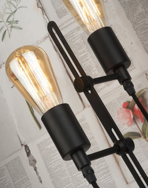 Lampa podłogowa Seattle czarna It's About RoMi