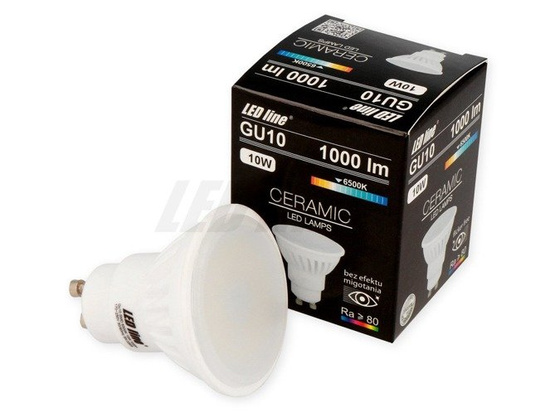 żarówka LED line PRIME LED GU10 10W 6500K 1400lm 170-250V