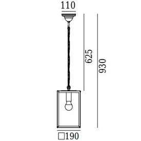 Oprawa wisząca Lofoten Norlys Art.1944