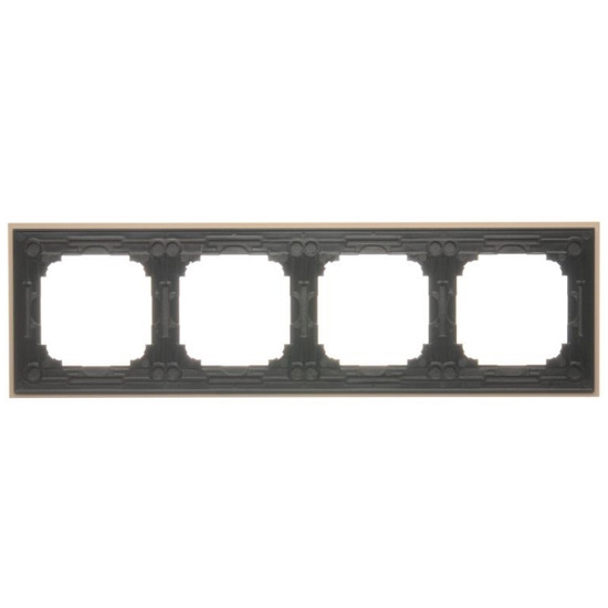 Ramka metalowa czterokrotna Simon 55 Nature