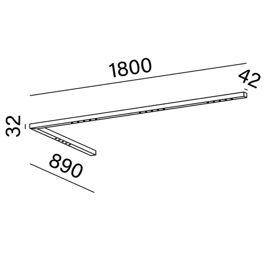 LENS LINE 180x89 LC LED natynkowy AQform