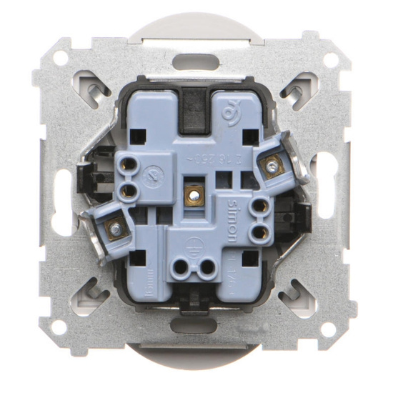 Gniazdo wtyczkowe podwójne bez uziemienia Simon 55 TG2MCZ.01/114