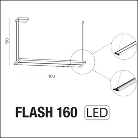 Lampa wisząca Flash Azzardo 