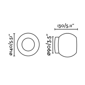 Kinkiet MOY chrom Faro 40091