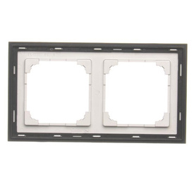 Ramka dwukrotna Simon 55 DUO aluminium