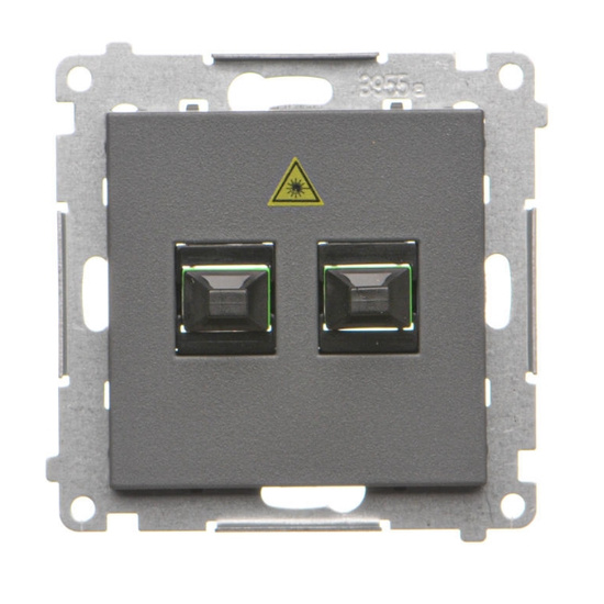 Gniazdo światłowodowe podwójne Simon 55