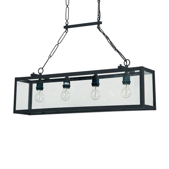 LAMPA WISZĄCA IGOR SP4 CZARNA 092942 IDEAL LUX