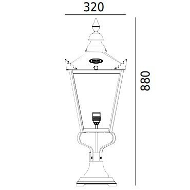 Słupek ogrodowy Chelsea Norlys art.957