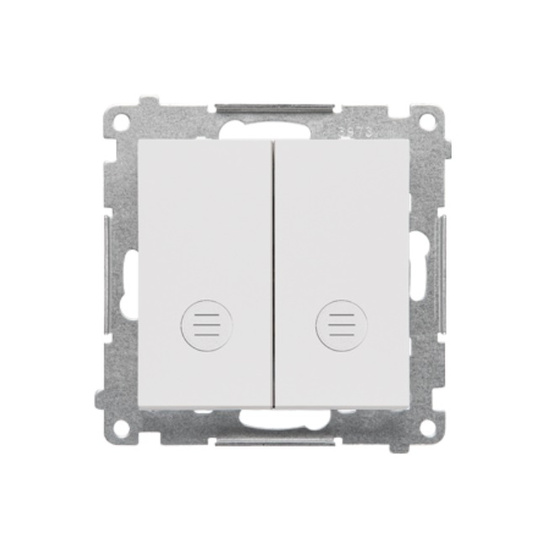 Łącznik krzyżowy podwójny z podświetleniem LED Simon 55 