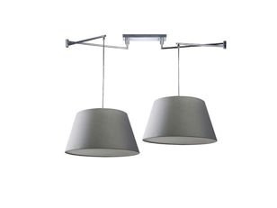 Lampa wisząca Natalia 2 S Grey AZ1923+2xAZ2591 Azzardo