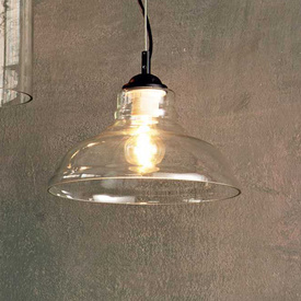 LAMPA WISZĄCA BISTRO SP1 PLATE TRANSPARENTNA 112336 IDEAL LUX