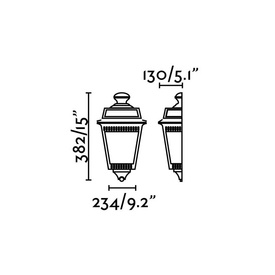 Kinkiet zewnętrzny Argot Faro 71424
