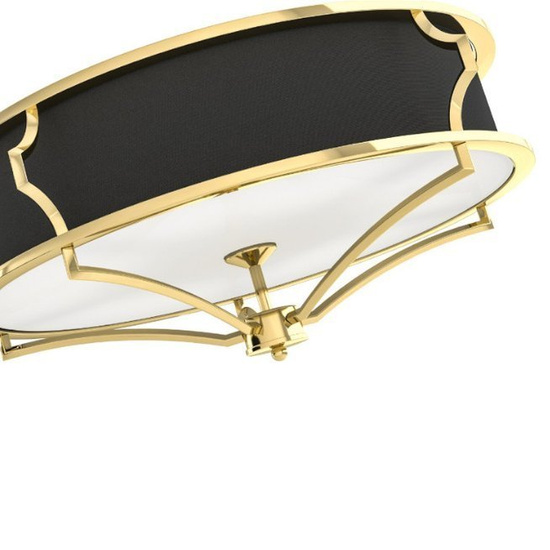 Plafon Stesso PL Gold / Nero M styl NOWOJORSKI