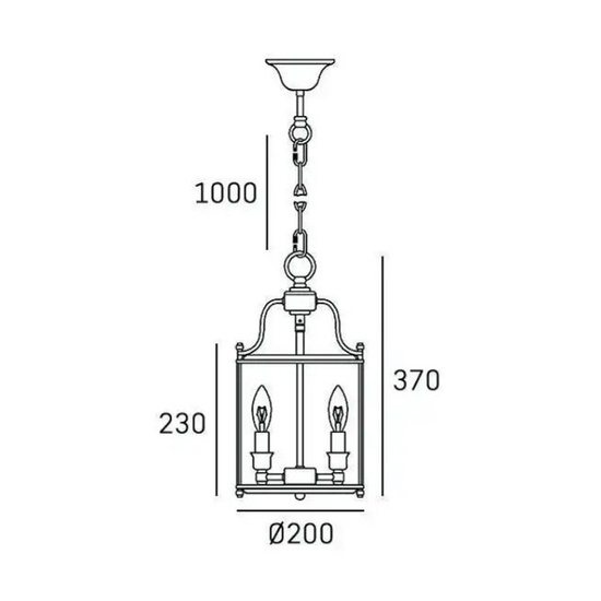 Lampa wisząca New York Cosmo Light P03875AU
