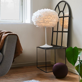 Lampa stołowa EOS CHAMPAGNE medium biała UMAGE