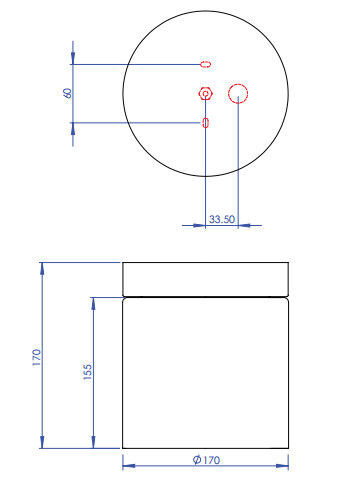 PLAFON ŁAZIENKOWY SABINA 170 