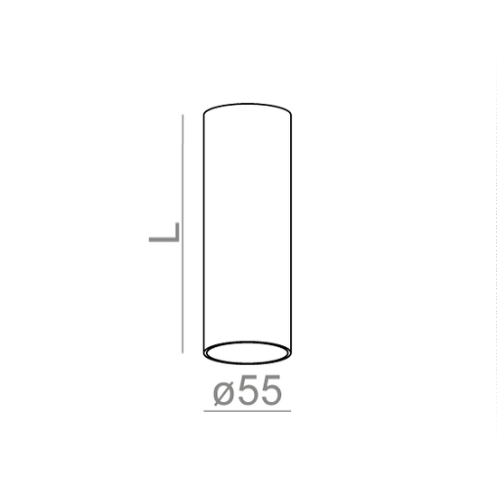 Spot natynkowy PET 9 cm AQFORM