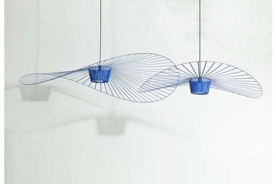 LAMPA WISZĄCA VERTIGO KOBALTOWA - 140 cm