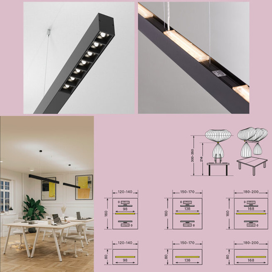 Lampa wisząca OPTIMA up&down LED Aqform