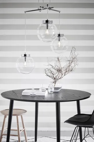Lampa wisząca SICILY Pendant 3L Chrome/Clear